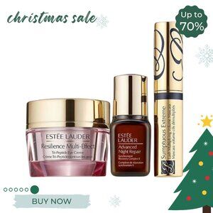 Estee Lauder Beautiful Eyes Smooth + Glow 3-Pcs Set/New with Box